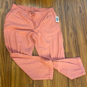 Cropped Linen Old Navy Pants